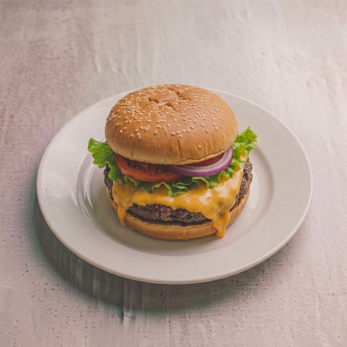 1/2 Pounder Burger With Cheese 