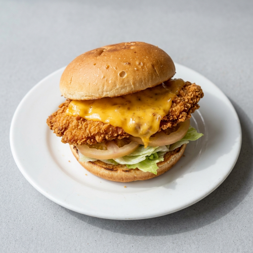 Chicken Burger With Cheese 